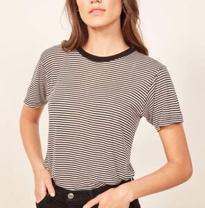 Reformation Striped Tshirt